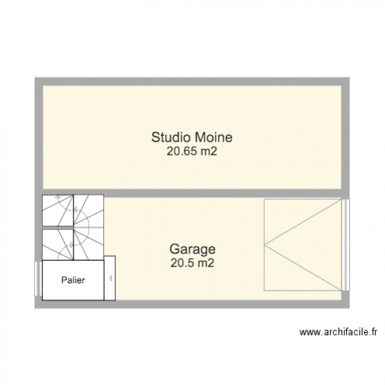 garage. Plan de 0 pièce et 0 m2