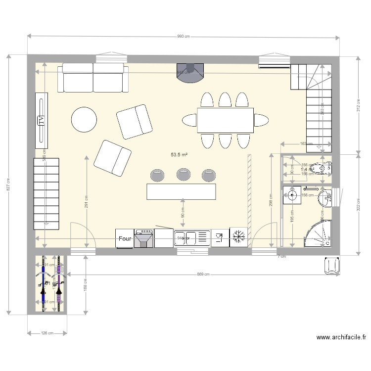 Saint Gildas de Rhuis 3. Plan de 0 pièce et 0 m2