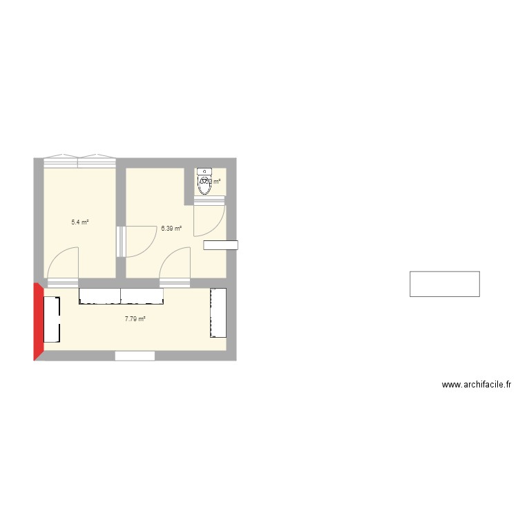 institut. Plan de 0 pièce et 0 m2