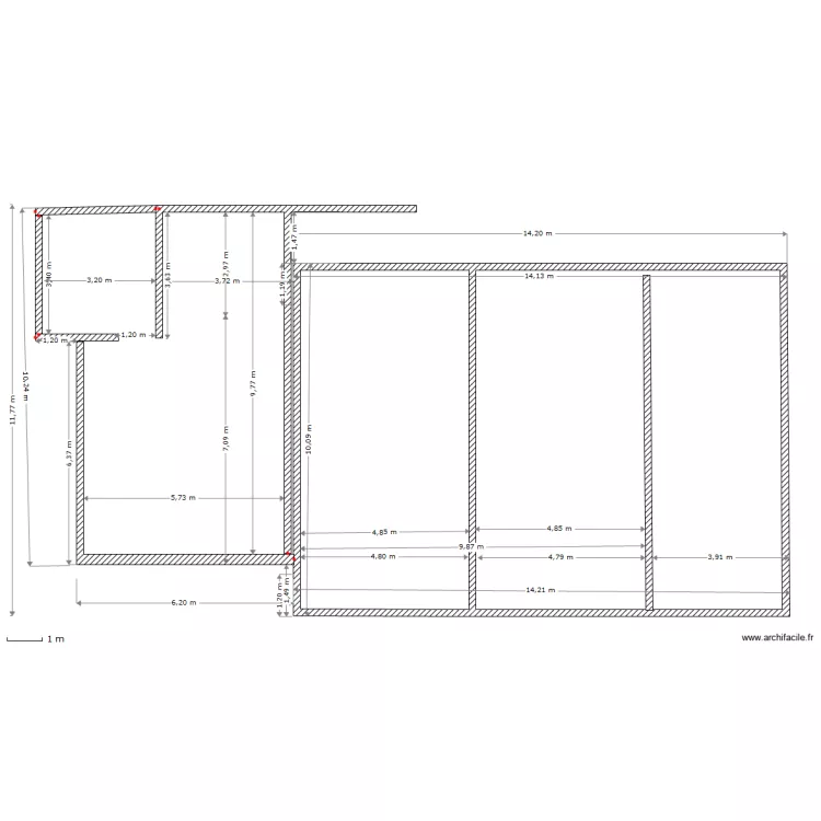 vue de dessus 2. Plan de 