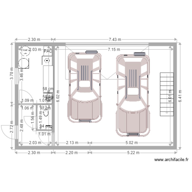 plan Melle VIAL. Plan de 0 pièce et 0 m2