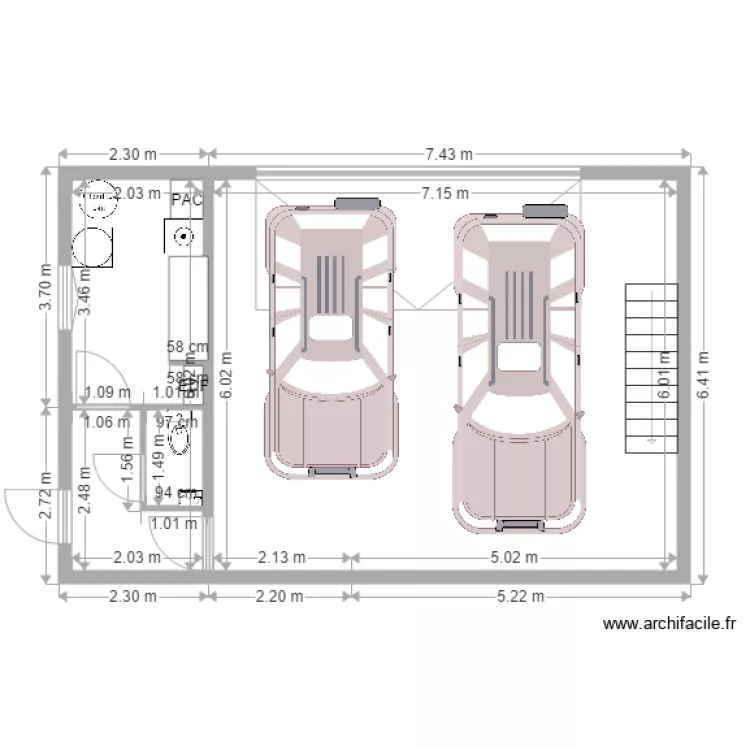 plan Melle VIAL. Plan de 