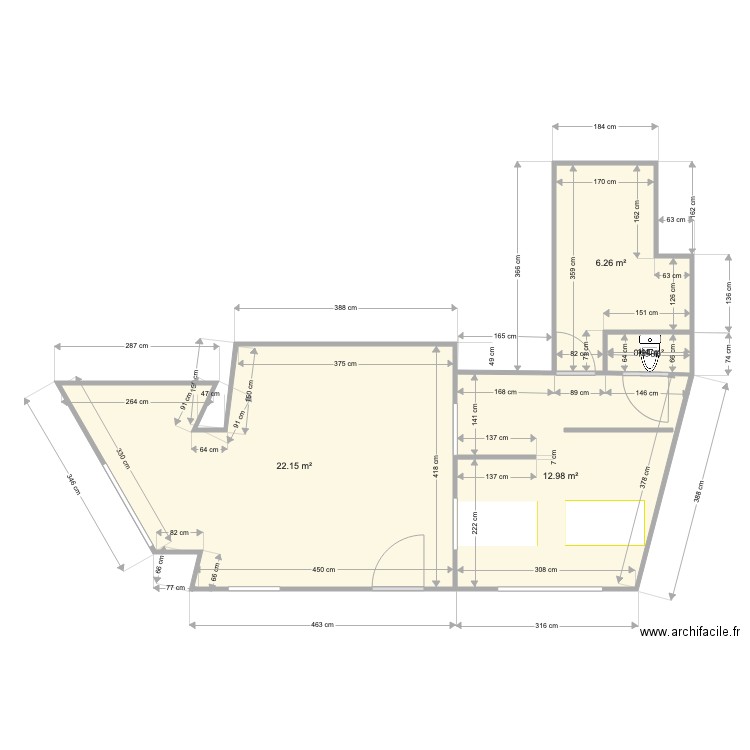 Bureau Cuers. Plan de 0 pièce et 0 m2