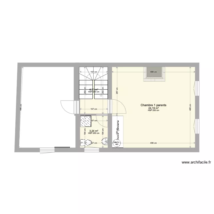 1er étage. Plan de 1er étage. Plan de