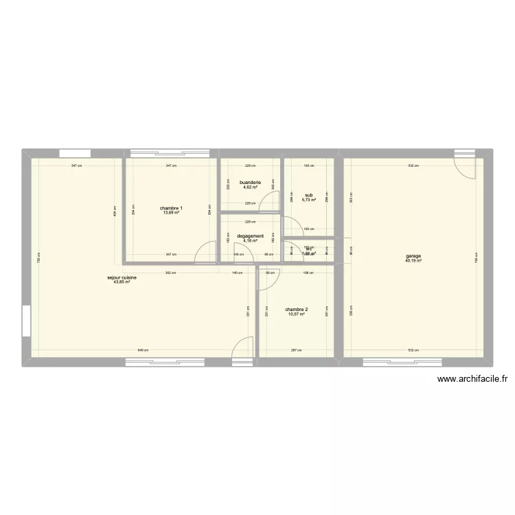 Vendres permis. Plan de 