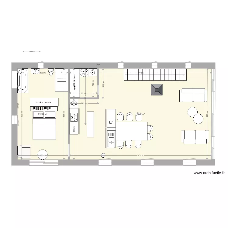 ceillac  1 b&acirc;timent. Plan de 