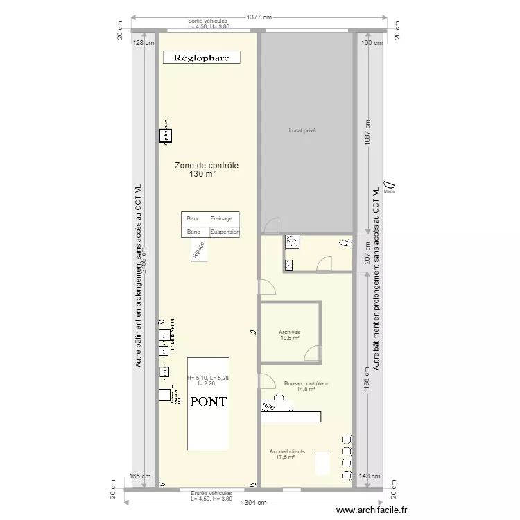CCT VL LAILLE. Plan de 