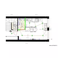 Cornebarrieu Plan cot&eacute; cuisine 3