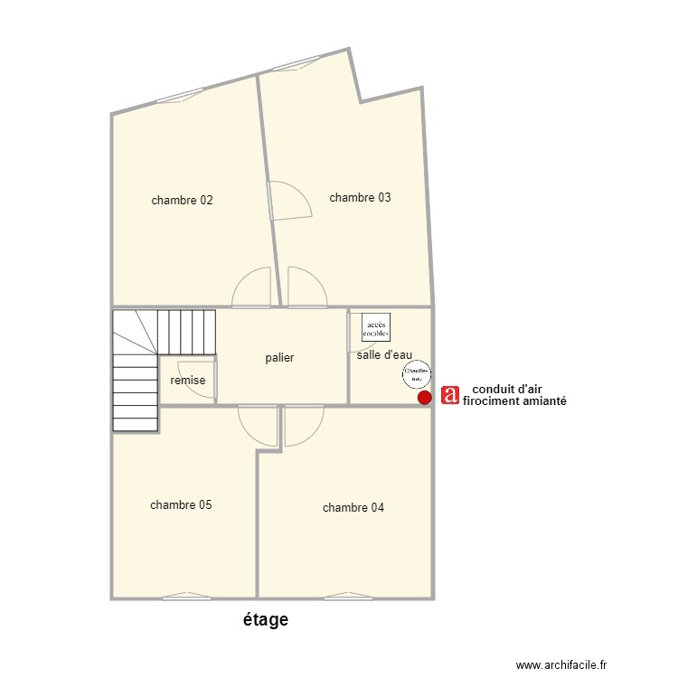 FAGE étage am. Plan de 0 pièce et 0 m2