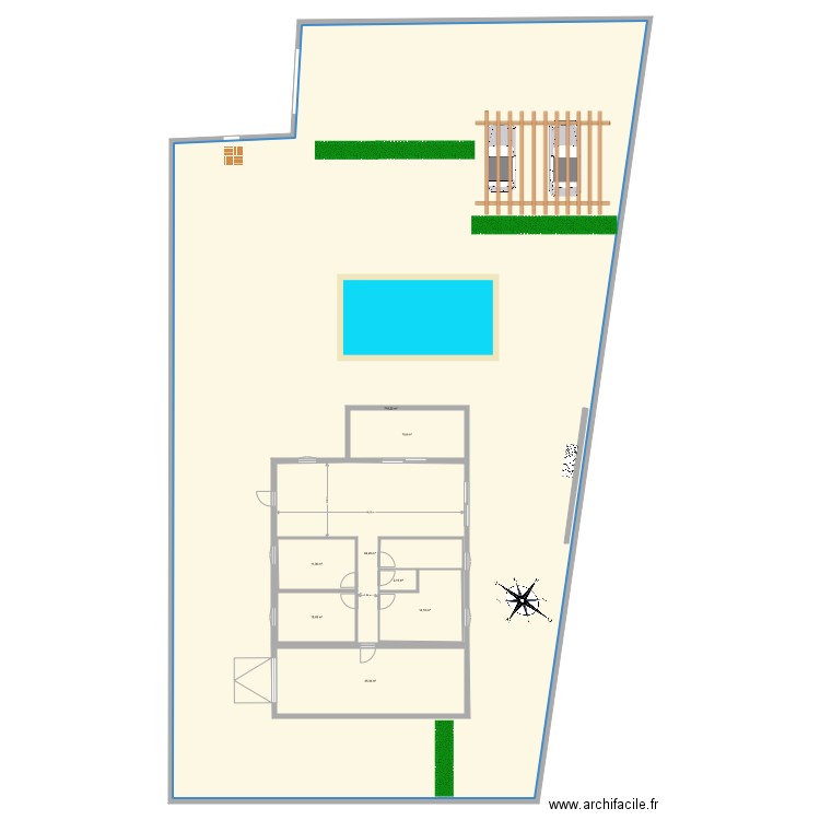 lecci ch . Plan de 8 pièces et 1069 m2