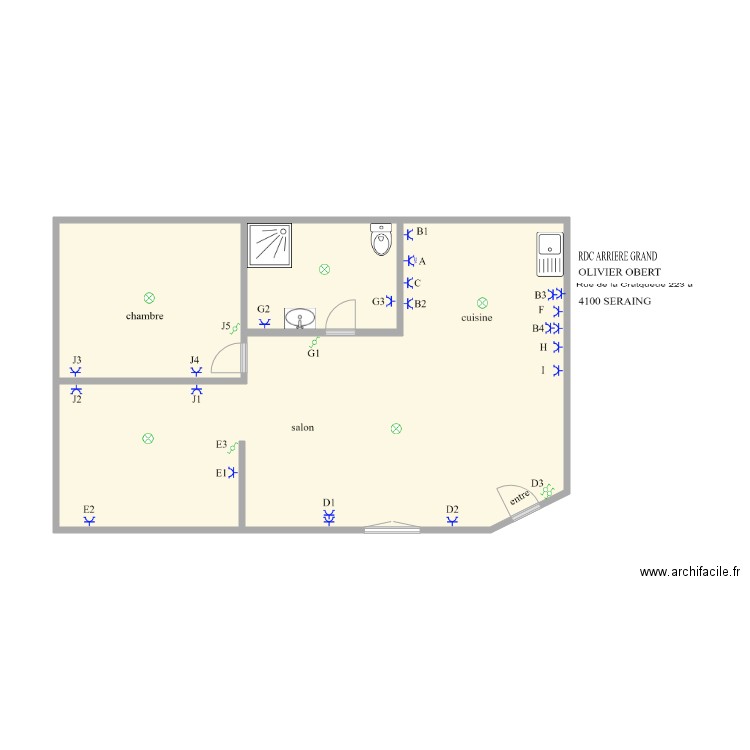 rez  AVON 13245. Plan de 0 pièce et 0 m2