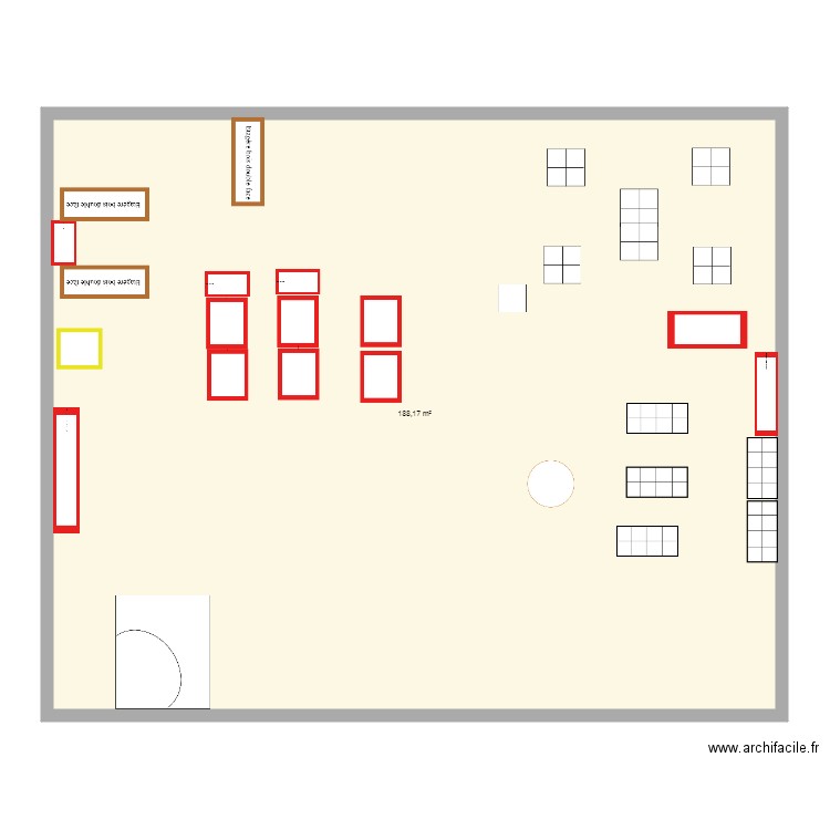 Future bibliothèque. Plan de 0 pièce et 0 m2