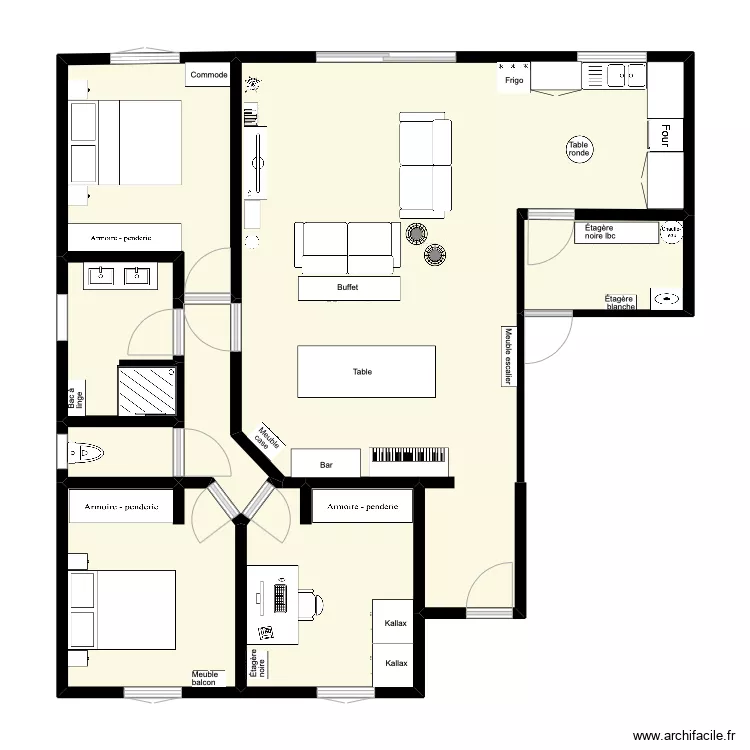 Maison. Plan de 