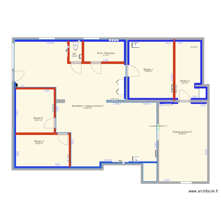 ndebont - projet. Plan de 0 pièce et 0 m2