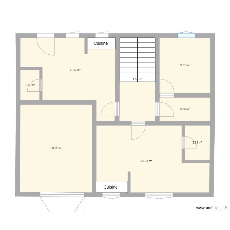 Rez de chaussée. Plan de 0 pièce et 0 m2