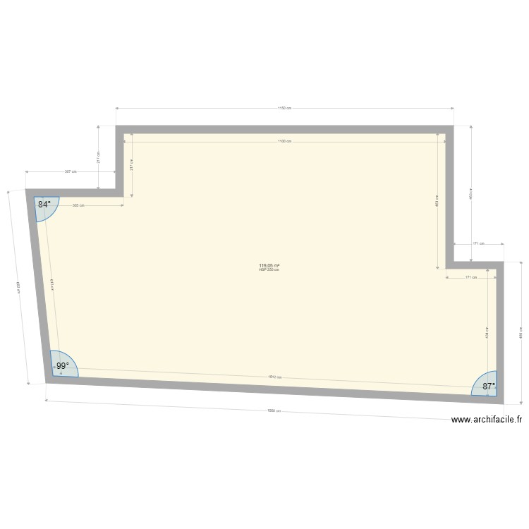 cour. Plan de 0 pièce et 0 m2