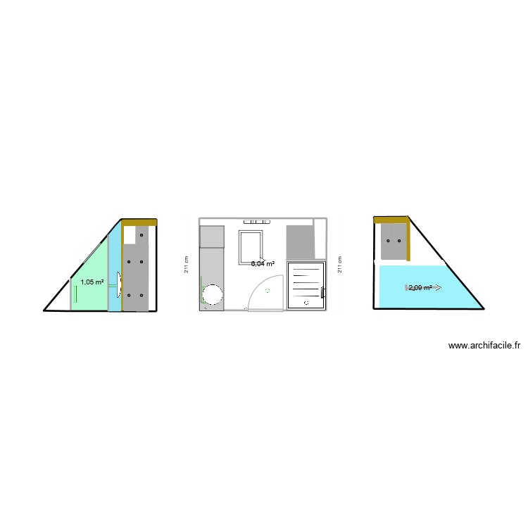 SDB 2023. Plan de 0 pièce et 0 m2
