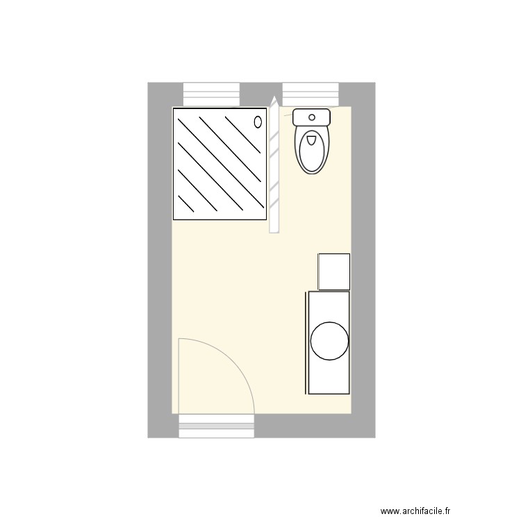 Salle de bain. Plan de 0 pièce et 0 m2