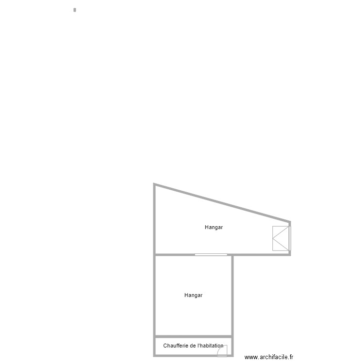 François Sarteel. Plan de 3 pièces et 212 m2