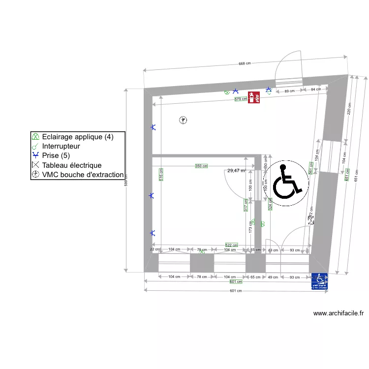 RDC_Local Professionnel. Plan de RDC_Local Professionnel. Plan de