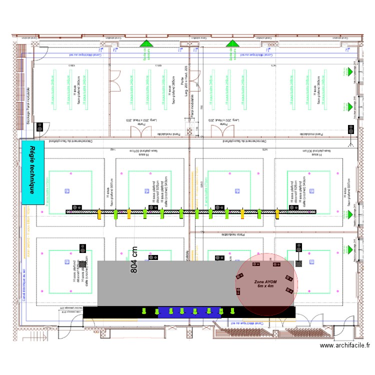 implantation tech OIM Inter V1 1. Plan de 0 pièce et 0 m2