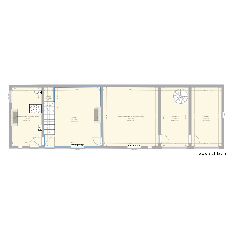 Maison la Renardière. Plan de 0 pièce et 0 m2