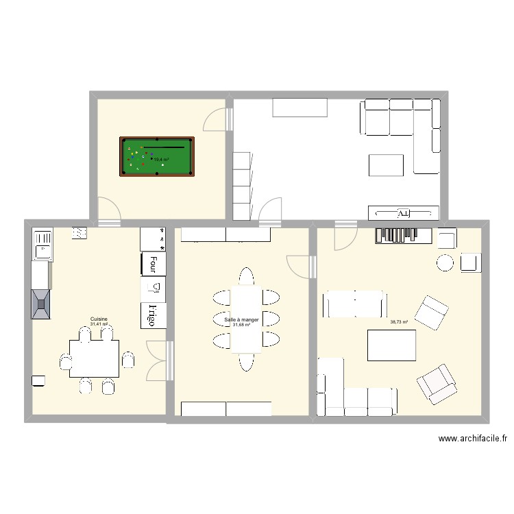 Maison1. Plan de 0 pièce et 0 m2
