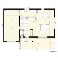 plan Naèl et Laura avec étage et terrasse