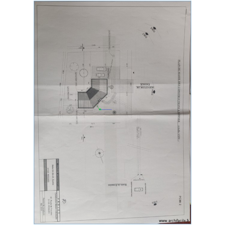 Da Silva. Plan de 0 pièce et 0 m2
