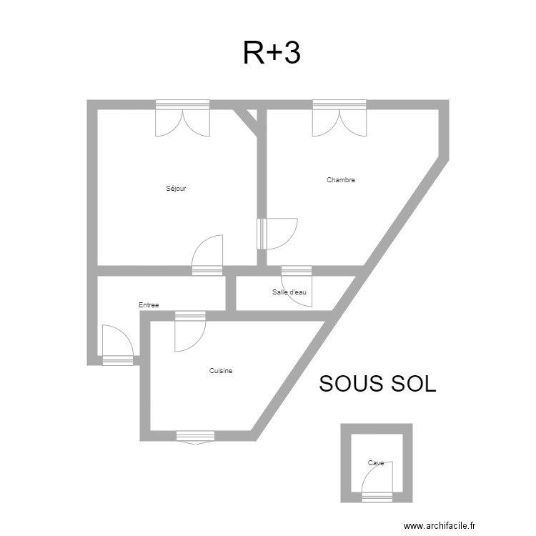 350600859. Plan de 7 pièces et 51 m2