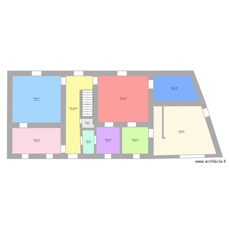TANCON RDC. Plan de 0 pièce et 0 m2