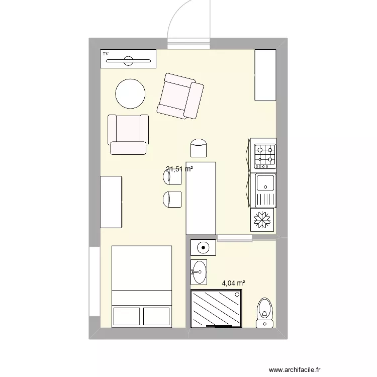 Sous-sol. Plan de 