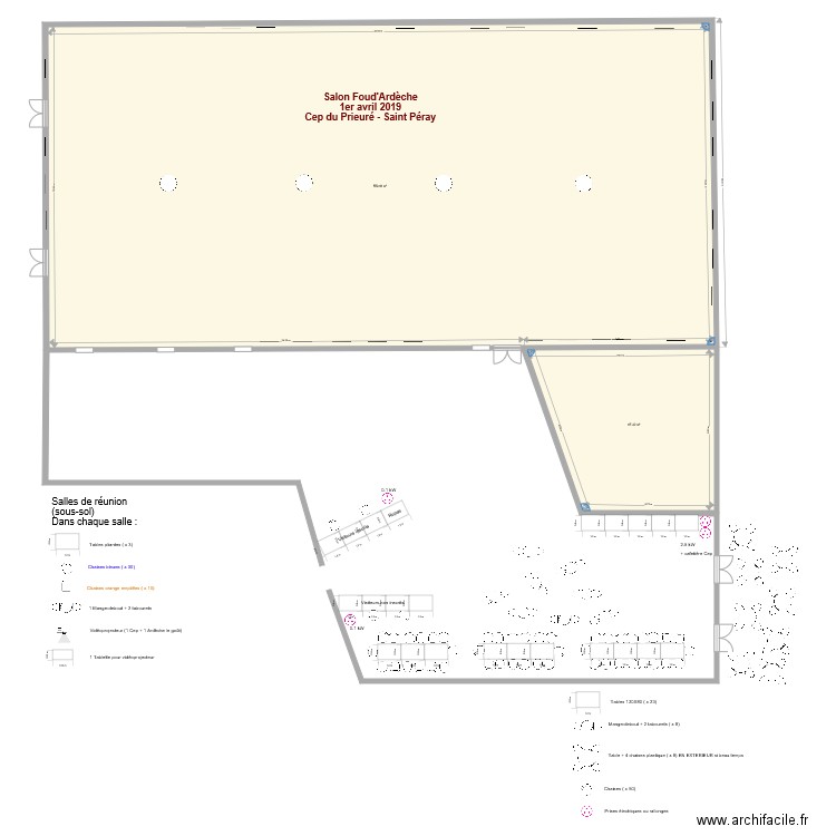 Cep du Prieuré. Plan de 0 pièce et 0 m2