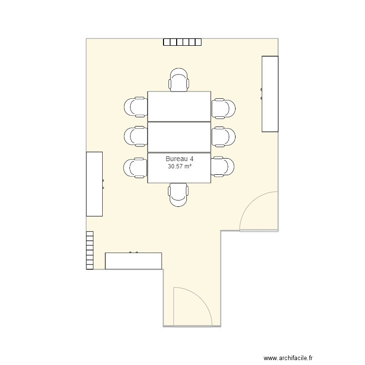 Bureau 4. Plan de 0 pièce et 0 m2