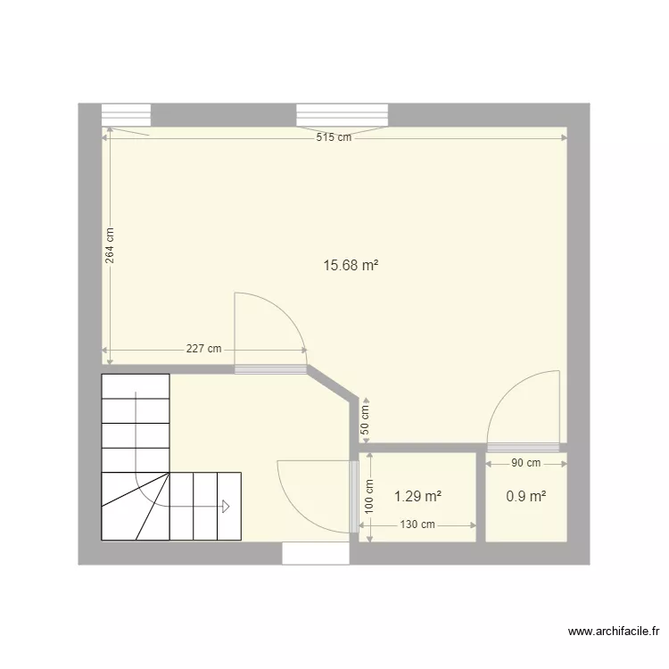 vrai chambre. Plan de 