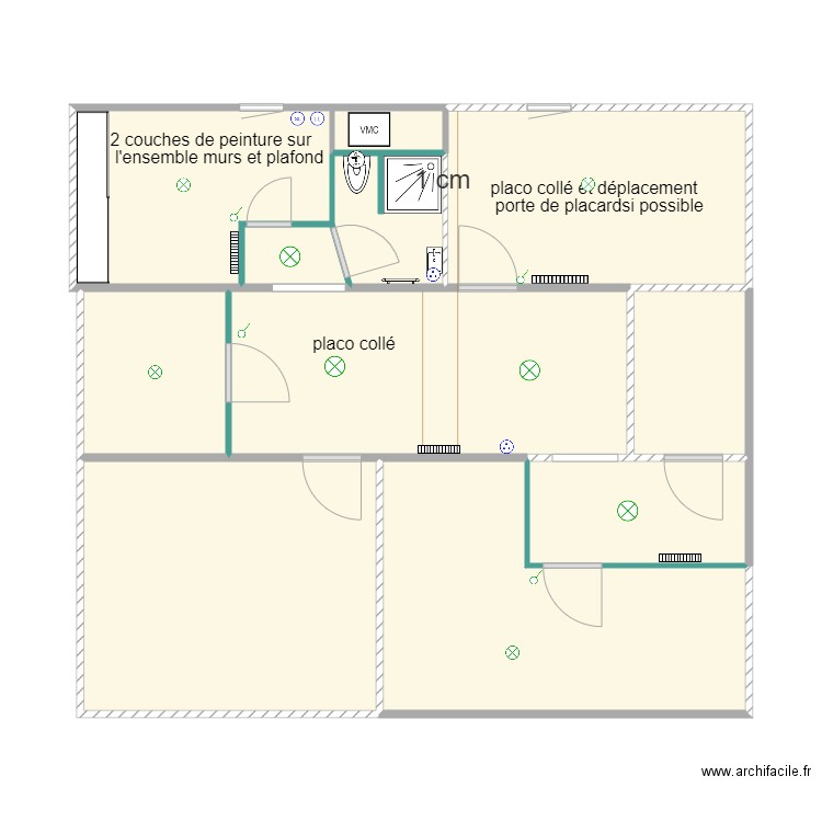 Boutruche. Plan de 0 pièce et 0 m2