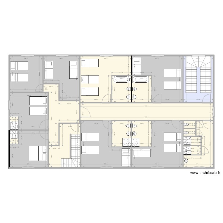 Gd Duc Etage 1 avec cotations copie. Plan de 0 pièce et 0 m2