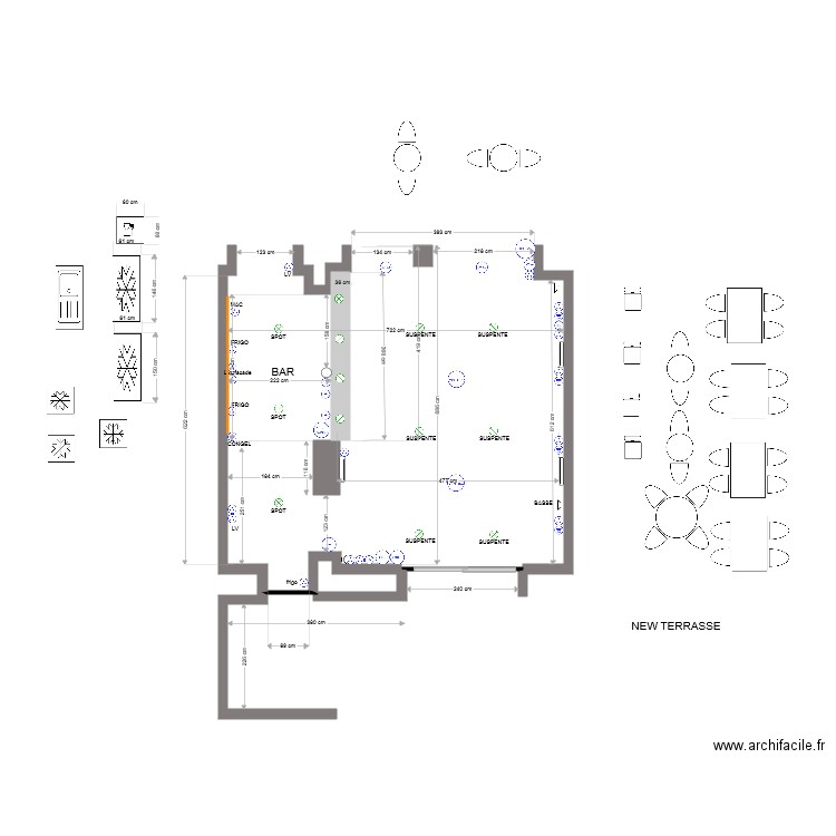 BAZAR CAFE ELEC. Plan de 0 pièce et 0 m2