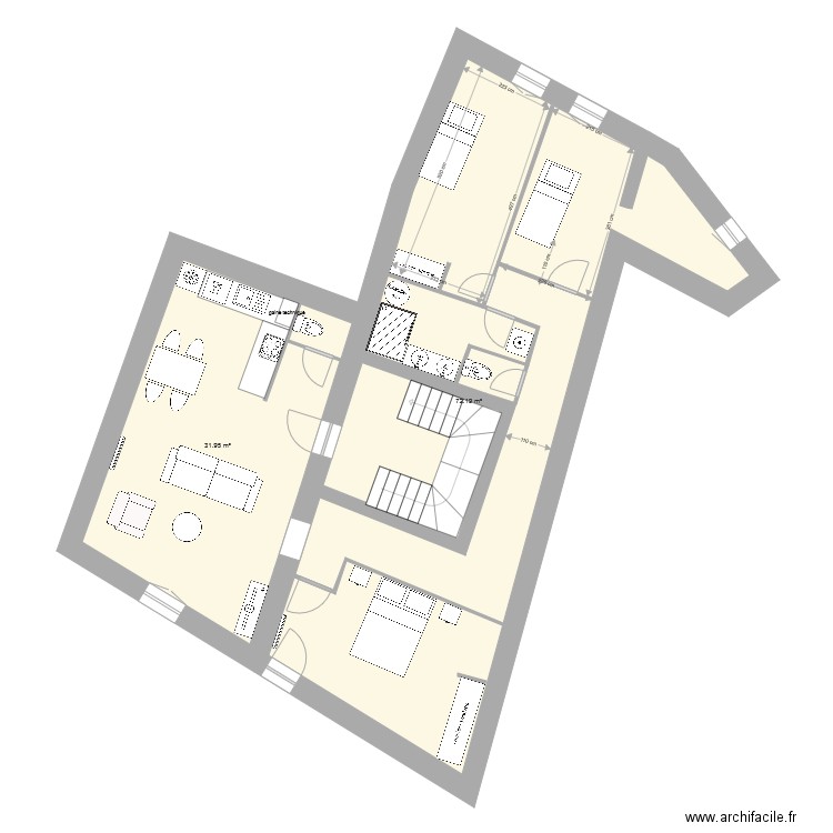 étage 2 version 26 juin 2019. Plan de 0 pièce et 0 m2