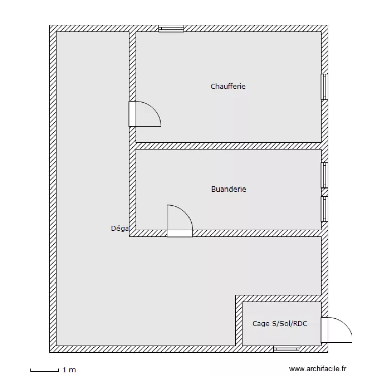 BURGER S/sol. Plan de 