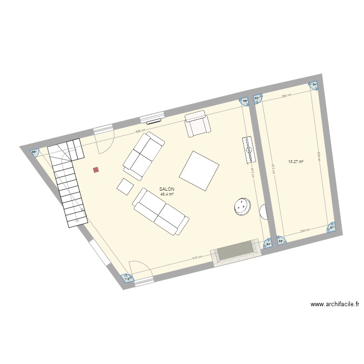 SALON V2. Plan de 0 pièce et 0 m2