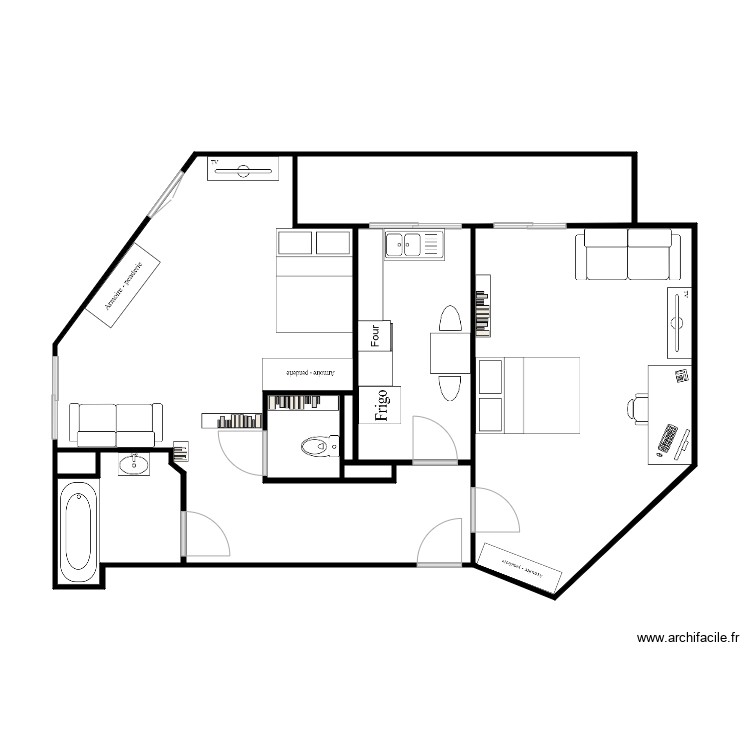 Plan Marielle. Plan de 0 pièce et 0 m2