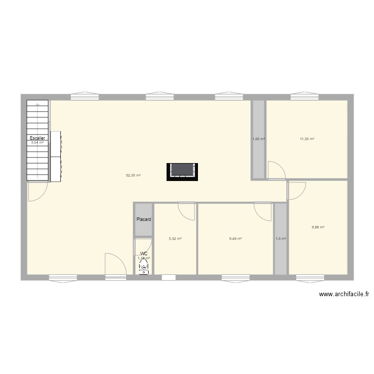 Ganaudieres RDC2. Plan de 0 pièce et 0 m2