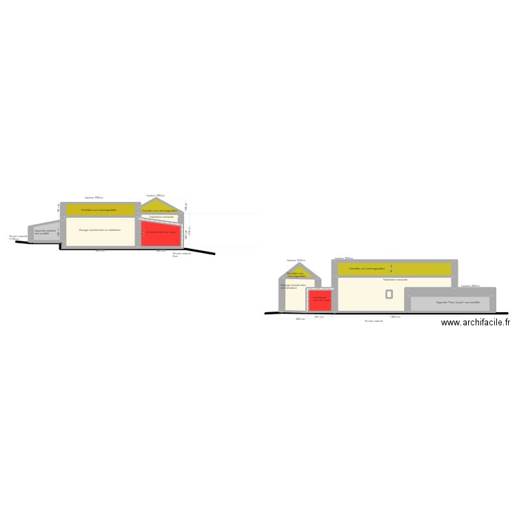 RDC. Plan de 0 pièce et 0 m2