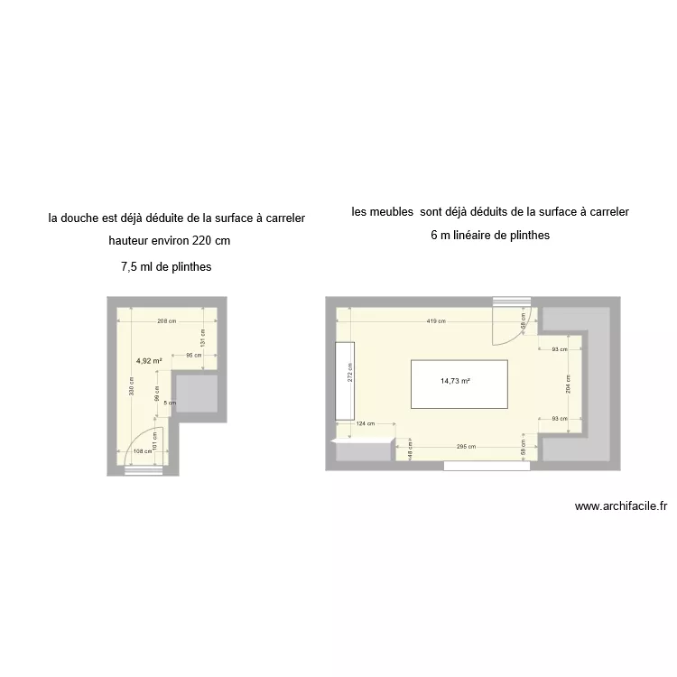 carrelage saulxures. Plan de 