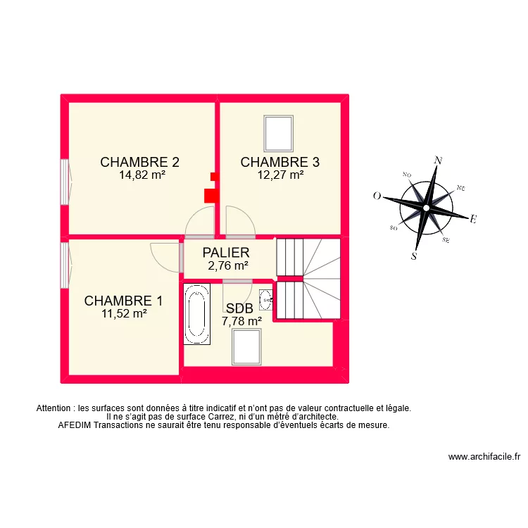 bi 8865 ETAGE . Plan de 