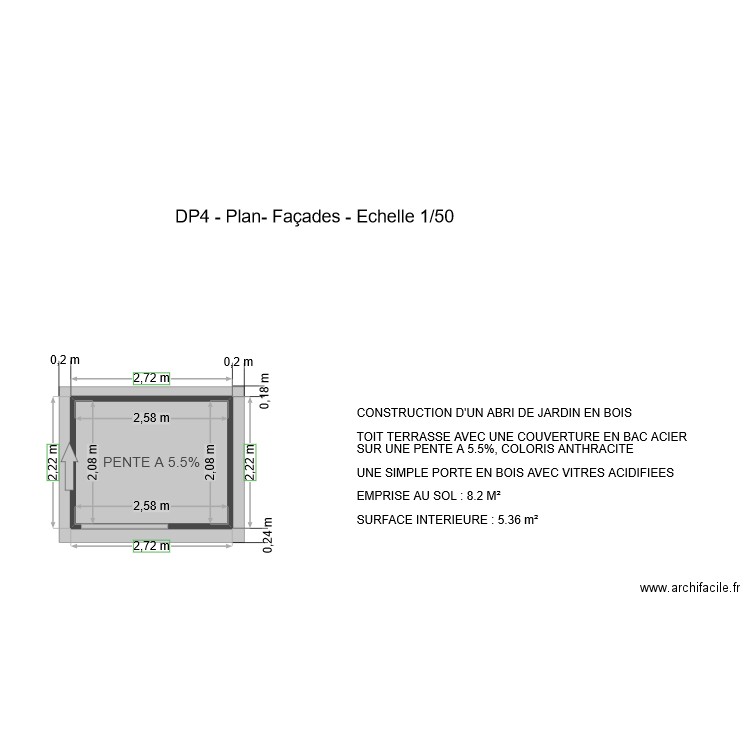 VINTAGE 2.72X2.22 2/2. Plan de 0 pièce et 0 m2
