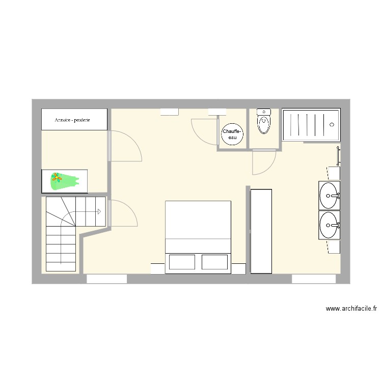 Chambre de nous. Plan de 0 pièce et 0 m2