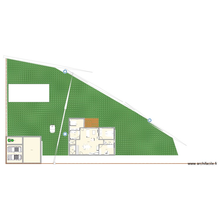 Maison Monein. Plan de 0 pièce et 0 m2