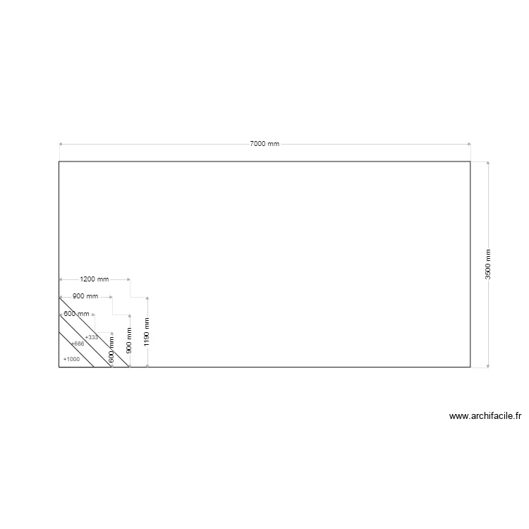 CATTANE. Plan de 